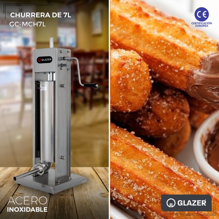 Maquina para Churros con Freidora - Churrera Glazer